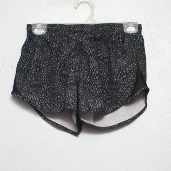 Nike running Dri-fit black and white pattern athletic shorts - Picture 1 of 6